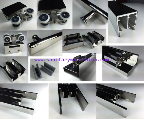 bathroom,shower room ,shower enclosure, stainless steel shower glass HS-02