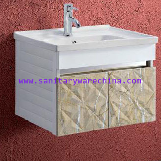 Modern Alunimun Bathroom Vanity/ all aluminum bathroom cabinet/Mirror Cabinet /DB-8129B 600X460mm