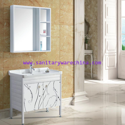 Modern Alunimun Bathroom Vanity/ all aluminum bathroom cabinet/Mirror Cabinet /DB-8157A  800X450mm