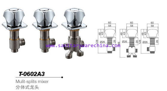 Bathtub mixer,Faucet,T-0602A3