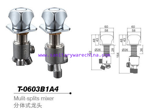 Bathtub mixer,Faucet,T-0603B1A4