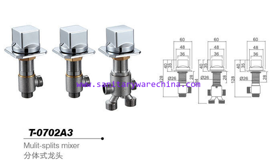 Bathtub mixer,Faucet,T-0702A3
