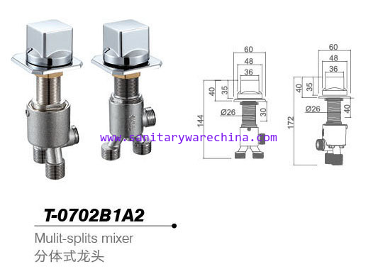 Bathtub mixer,Faucet,T-0702B1A2
