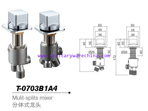 Bathtub mixer,Faucet,T-0703B1A4