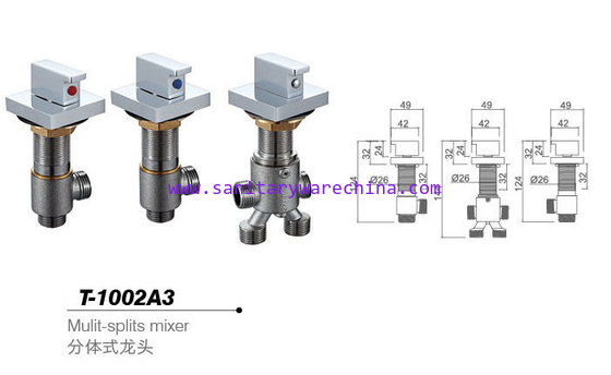 Bathtub mixer,Faucet,cold/hot water basin tap T-1002A3