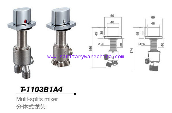 Bathtub mixer,Faucet,cold/hot water basin tap T-1103B1A4