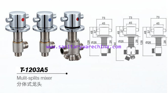 Bathtub mixer,Faucet,cold/hot water basin tap T-1203A5
