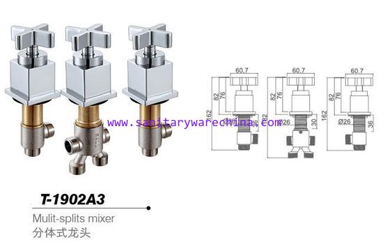 Bathtub mixer,Faucet,cold/hot water basin tap T-1902A3