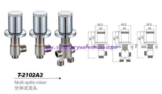 Bathtub mixer,Faucet,cold/hot water basin tap T-2102A3