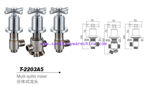 Bathtub mixer,Faucet,cold/hot water basin tap T-2203A5