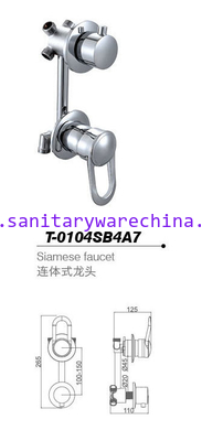 Bathtub mixer,Faucet,cold/hot water basin tap T-0104SB4A7
