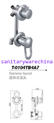 Bathtub mixer,Faucet,cold/hot water basin tap T-0104TB4A7