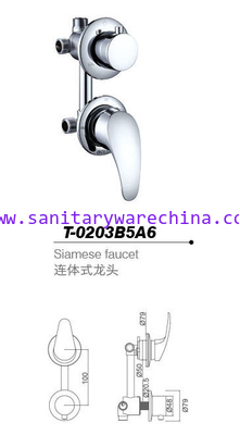 Bathtub mixer,Faucet,cold/hot water basin tap T-0203B5A6