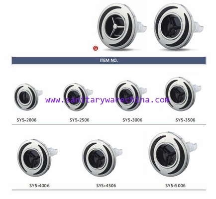 bathtub jets set, Bathtub hydro water hydro spa jet,whirlpool jet,SPA jet nozzle ,SY5-XX05