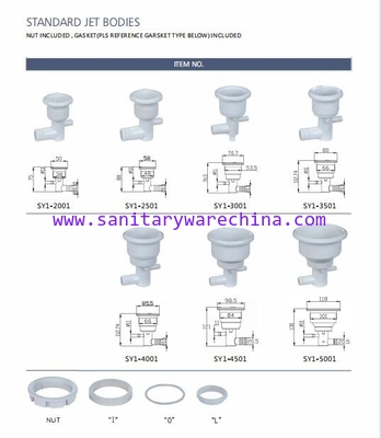 bathtub jets set, Bathtub hydro water hydro spa jet,whirlpool jet,SPA jet nozzle ,SY5-XX10