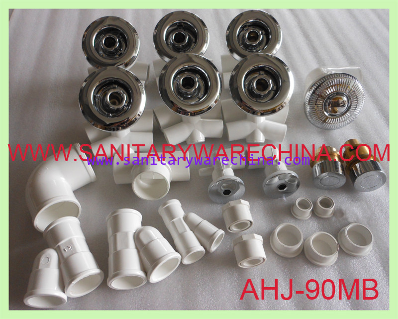 bathtub jets set, Bathtub hydro water hydro spa jet,whirlpool jet,SPA jet nozzle ,AHJ-90MB