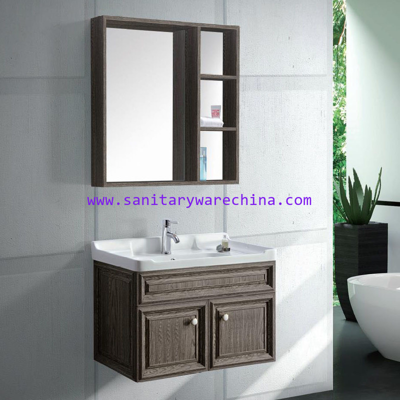 Modern Alunimun Bathroom Vanity/ all aluminum bathroom cabinet/Mirror Cabinet /DB-8114A 800X460mm