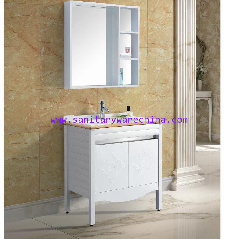 Modern Alunimun Bathroom Vanity/ all aluminum bathroom cabinet/Mirror Cabinet /DB-8121 800X460mm