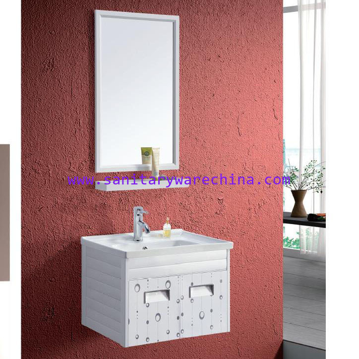 Modern Alunimun Bathroom Vanity/ all aluminum bathroom cabinet/Mirror Cabinet /DB-8125 600X460mm