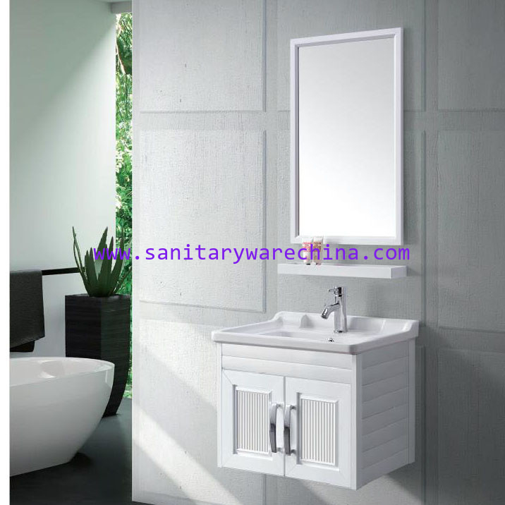 Modern Alunimun Bathroom Vanity/ all aluminum bathroom cabinet/Mirror Cabinet /DB-8147B,600X450mm