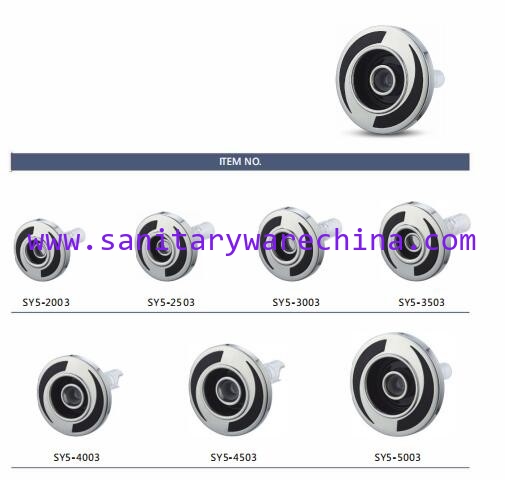 bathtub jets set, Bathtub hydro water hydro spa jet,whirlpool jet,SPA jet nozzle ,SY5-XX03