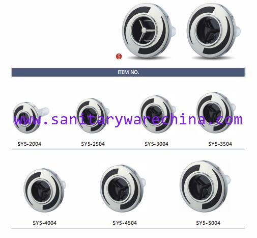 bathtub jets set, Bathtub hydro water hydro spa jet,whirlpool jet,SPA jet nozzle ,SY5-XX04