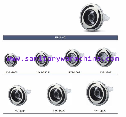 bathtub jets set, Bathtub hydro water hydro spa jet,whirlpool jet,SPA jet nozzle ,SY5-XX05